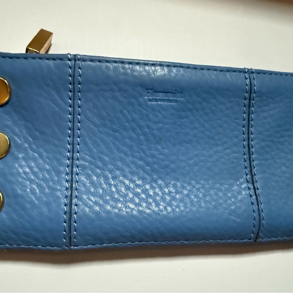 Hammitt 110 North Sky Blue Leather Wallet - Picture 2 of 5